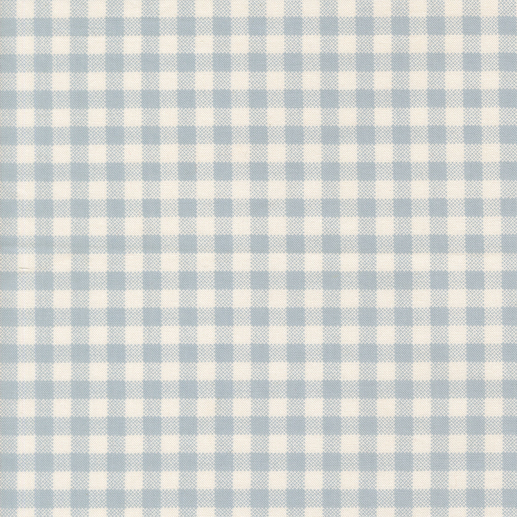 Blue and white checkered pattern