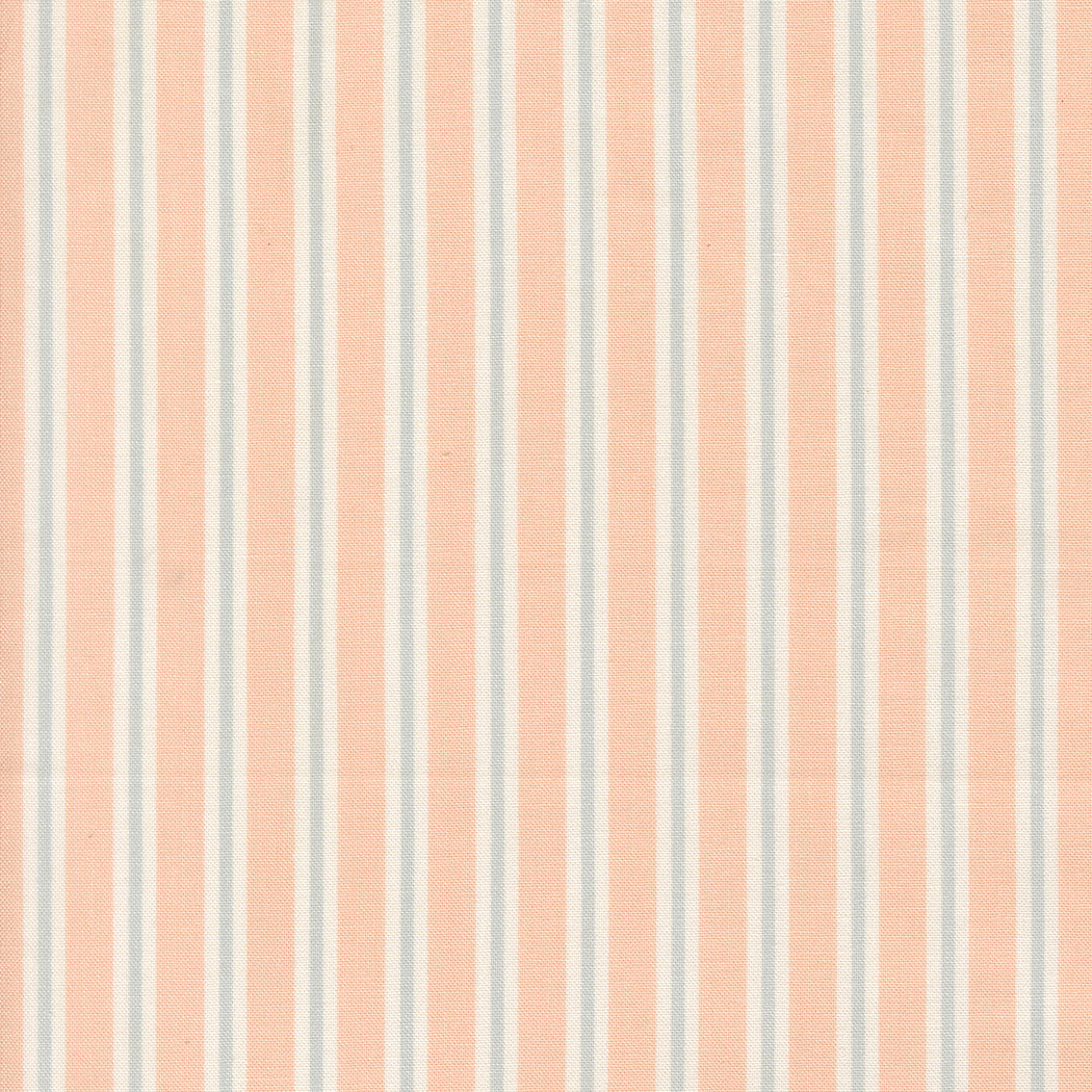 Pattern of vertical stripes in pink and gray on a light pink background
