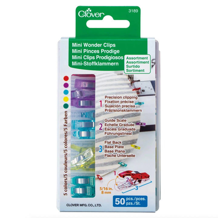 Mini Wonder Clips Assorted 50 pcs - 3189CV
