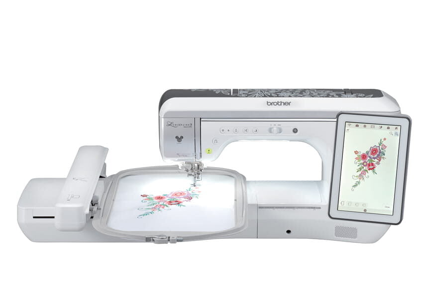 Sewing embroidery machine combo