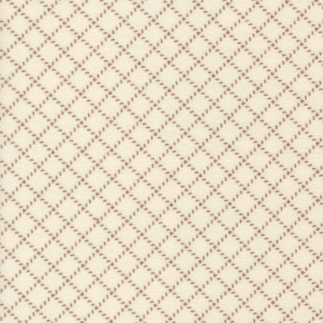 Textile pattern with a diamond lattice design on a beige background