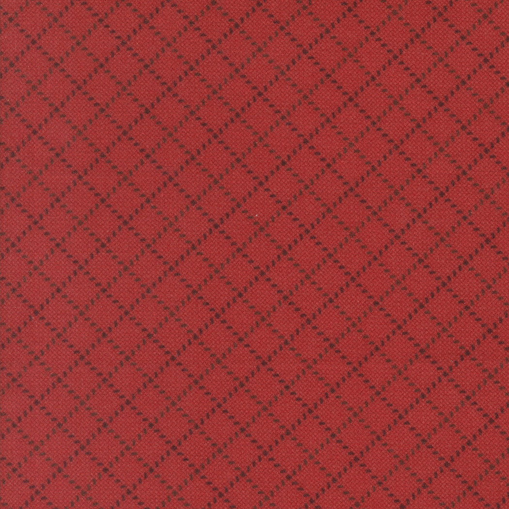 Red fabric texture with a subtle pattern