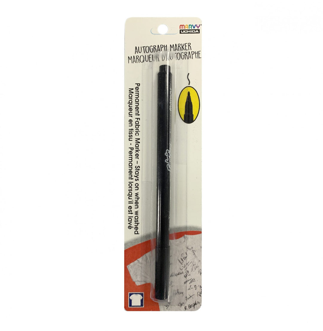 Black autograph fabric marker pen