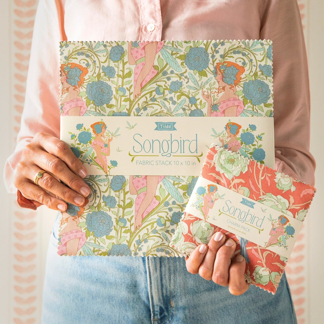 Pre-Order - Songbird - Fabric Stack 10" Squares - TIL300260