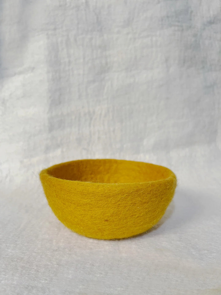 Felt/Wool Small Bowl - Pastels
