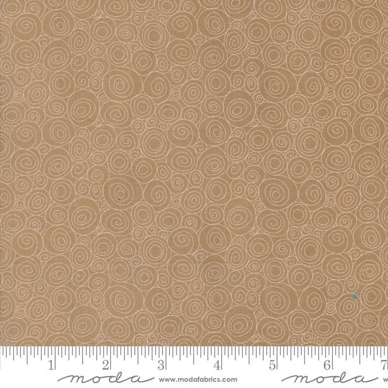 Brown background with tan geometric circles