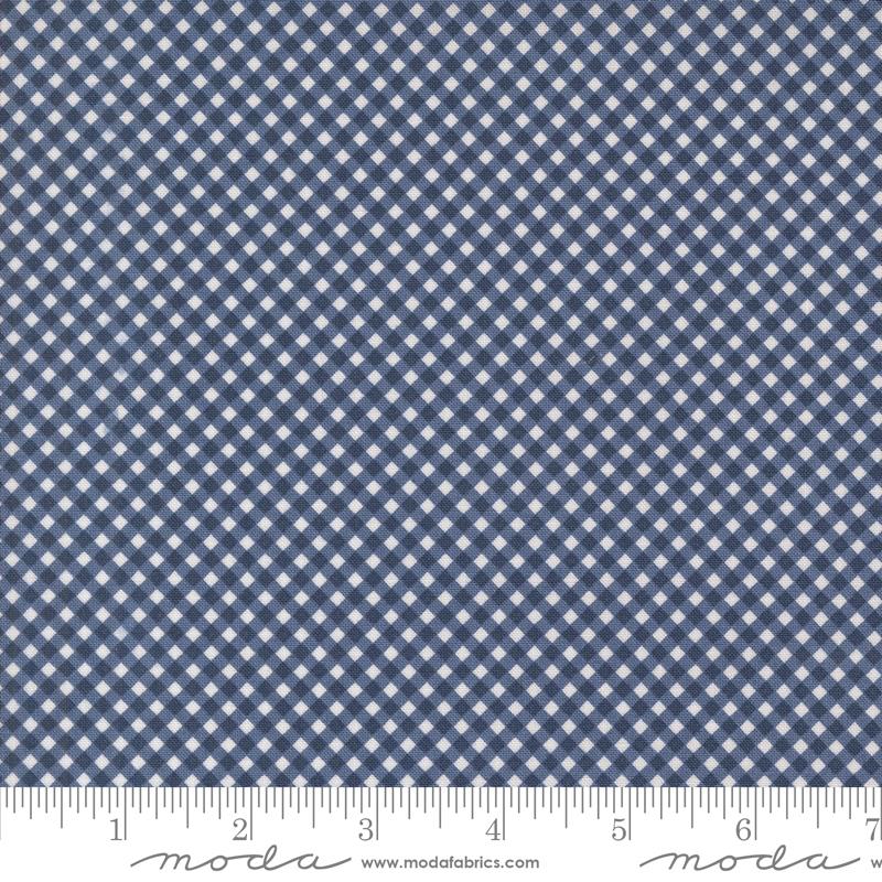 Navy gingham