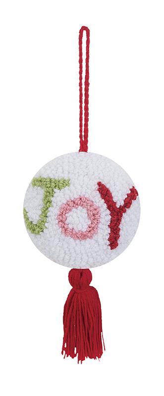 Poly Hook Joy Ornament - 31AV229C4RD