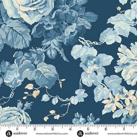 Special Delivery - Rose Bouquet Navy - A-10467-B