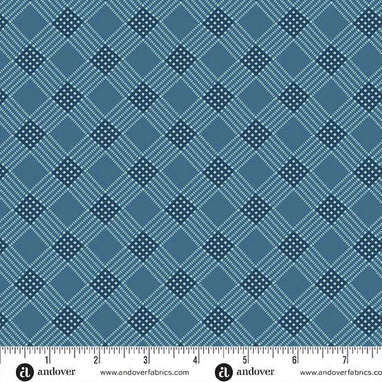 Special Delivery - Tea Towel Deep Denim - A-10485-B