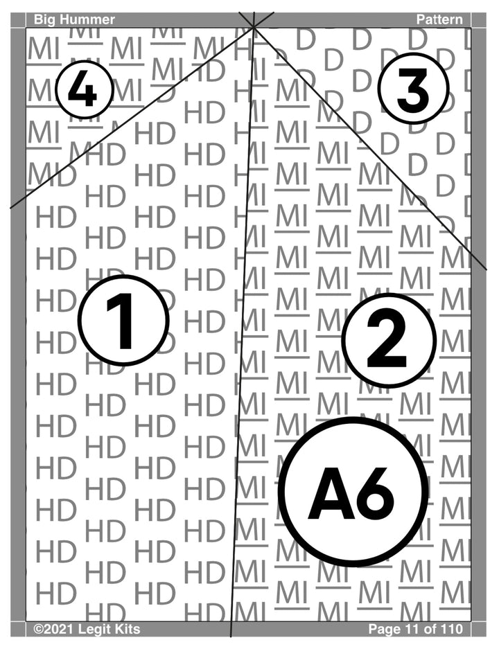 Big Hummer Quilt Kit