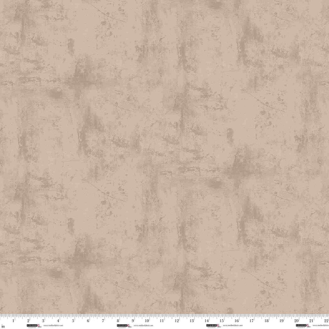 Textured beige fabric pattern with a ruler at the bottom