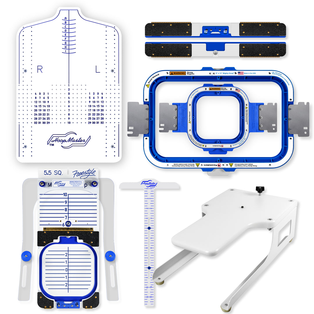 5.5" Mighty Hoop Kit With 8x13" and Adjustable Fixture - Brother PR10 - PR6-55-813