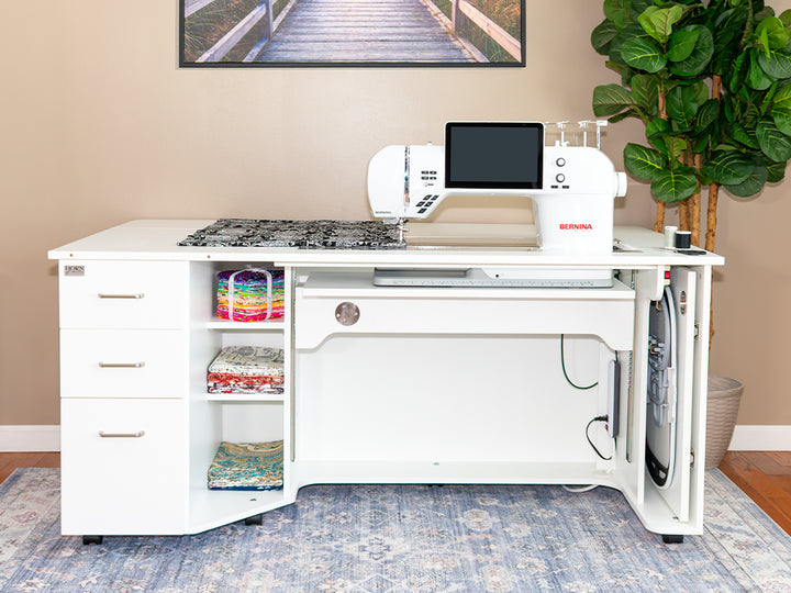Horn of America Cabinet: Model 9080 Combo - Sewing/Embroidery Cabinet