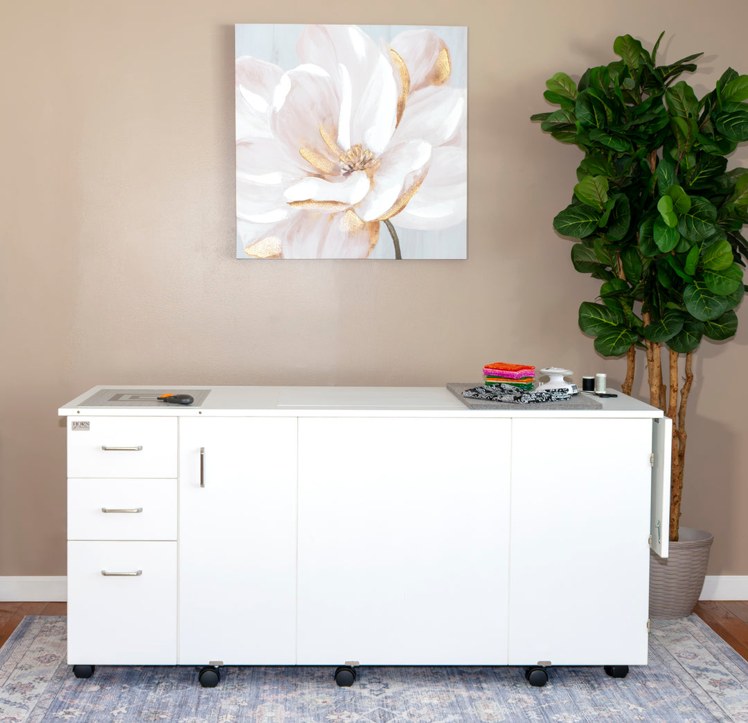 Horn of America Cabinet: Model 9090 Combo - Sewing/Embroidery/Serger Cabinet