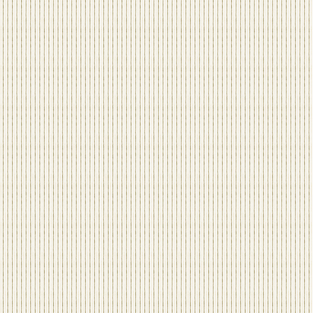 Fabric swatch with textured thin vertical lines on a beige background