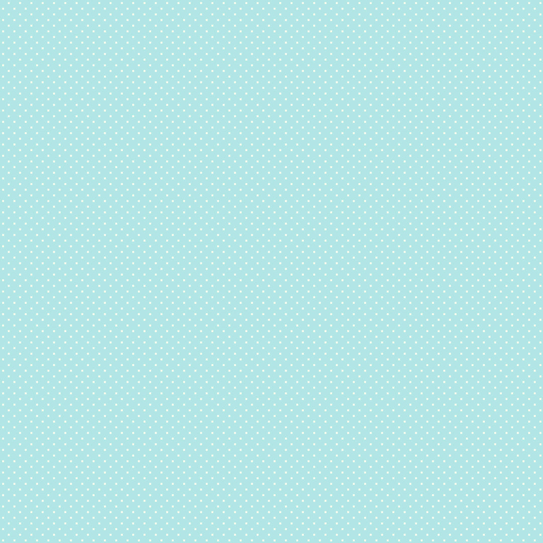 small white squared dots on a light blue