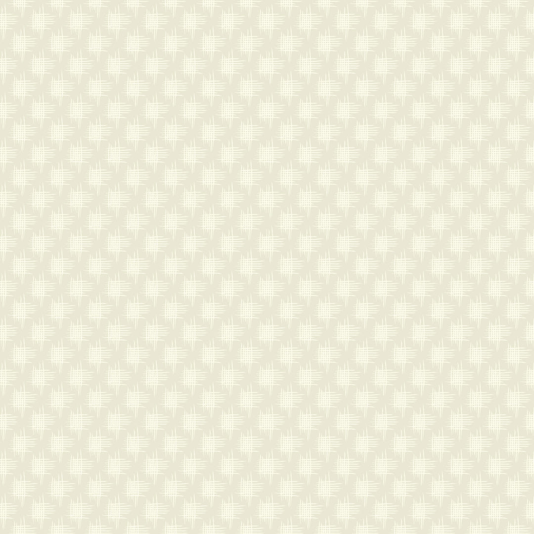white geometric crosshatch design on a light gray background