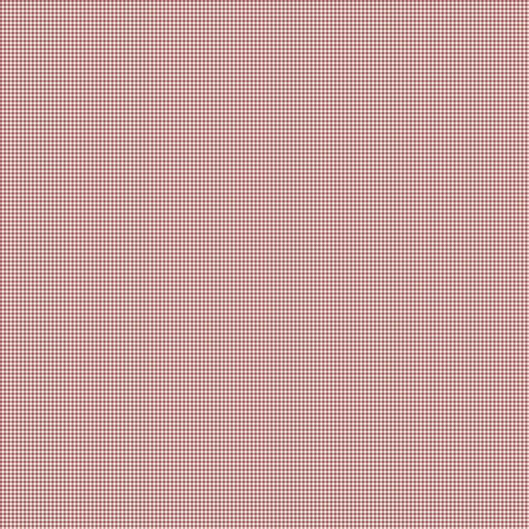 Small checkered pattern with red and white squares on a pink background