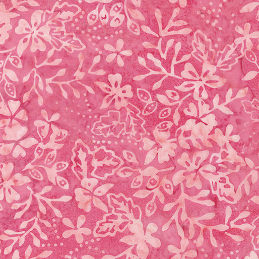 Bali Palettes Berries Batik Floral Sprigs Watermelon - 9220-26