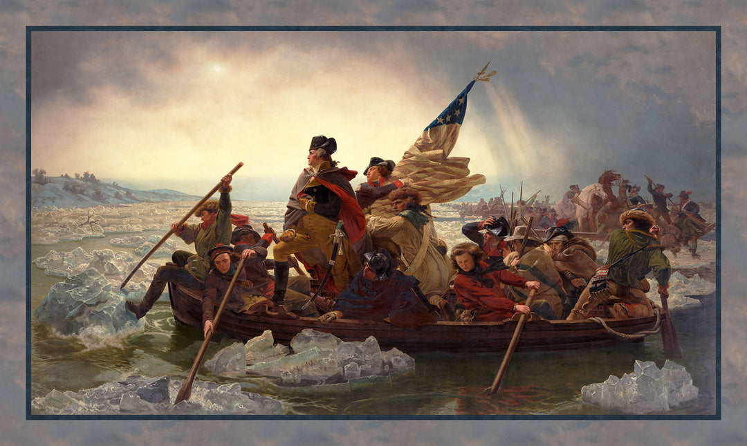 Washington's Crossing - X-Large Patriotic Painting Panel - 9371P-103