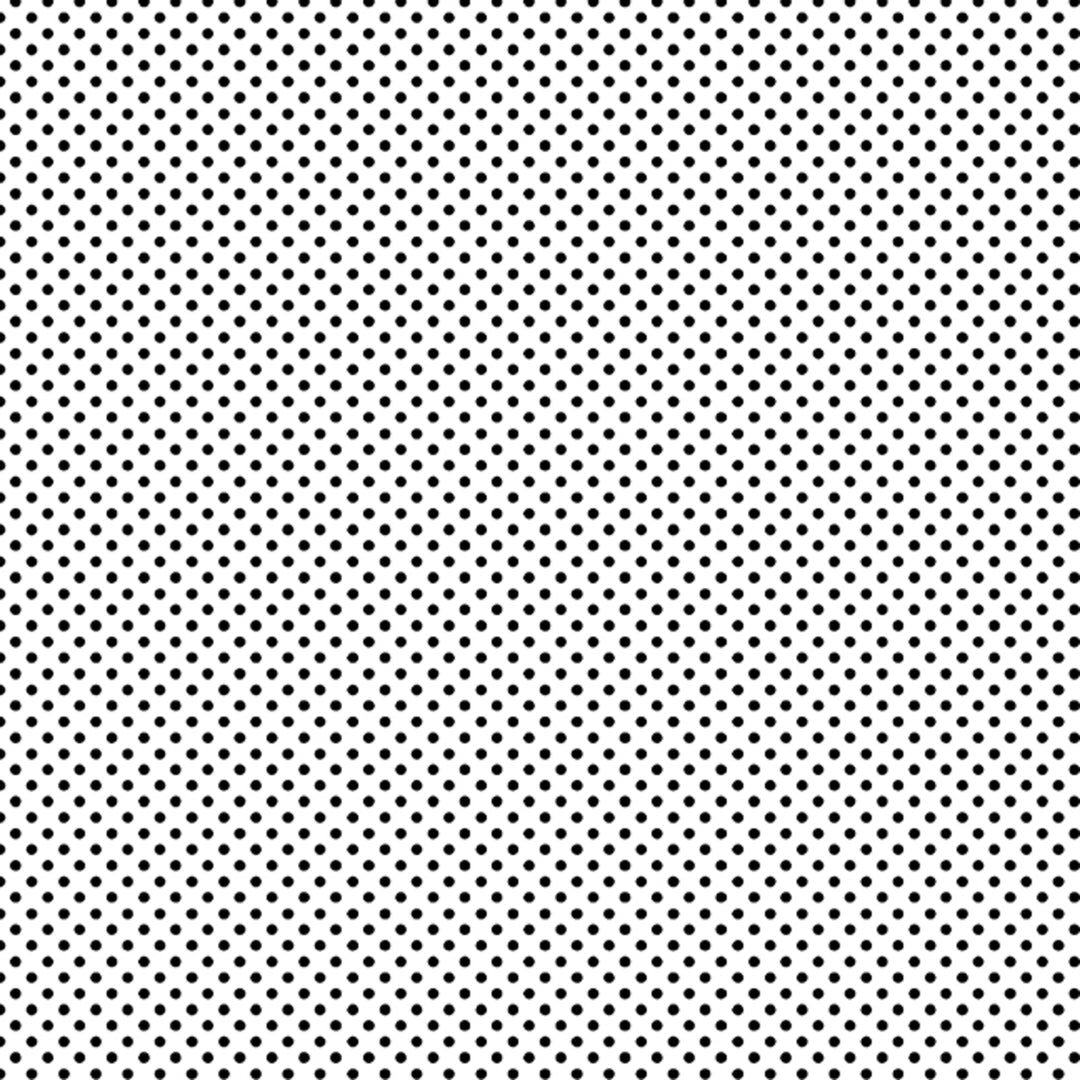 White background with black dots