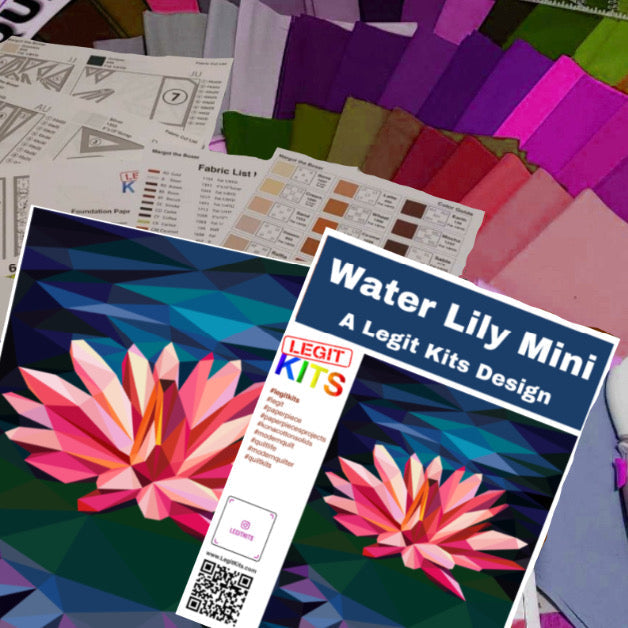 Water Lily Mini Quilt Kit