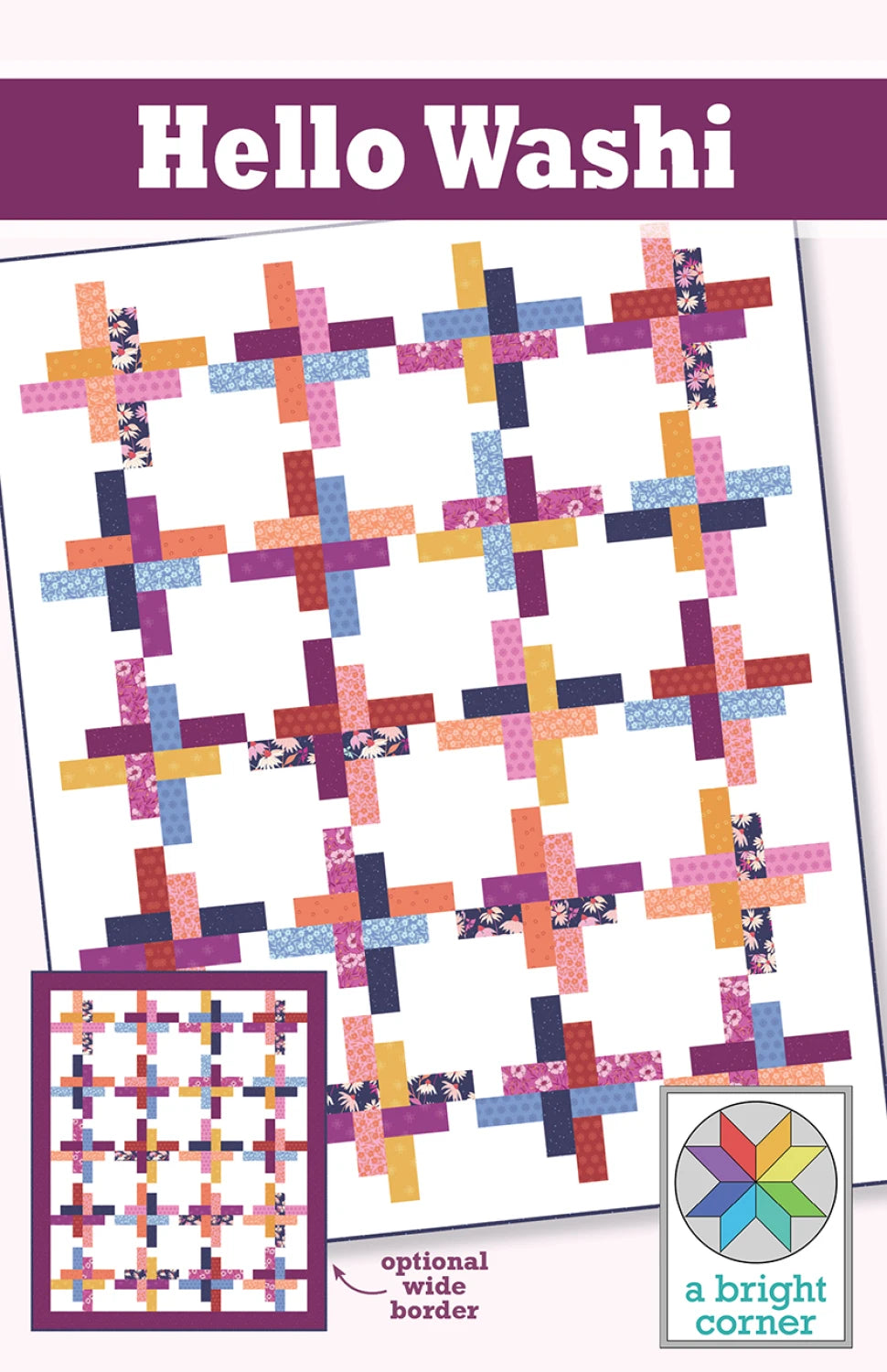 Hello Washi Quilt Pattern - AKBC318