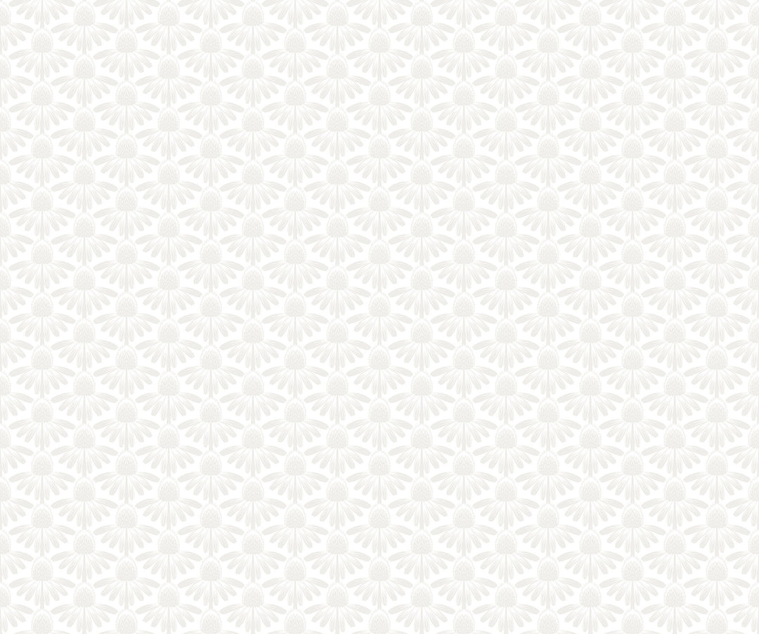 White geometric pattern on a white background