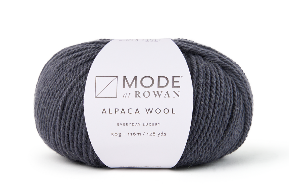 Mode at Rowan Alpaca Wool Yarn - Color Carbon