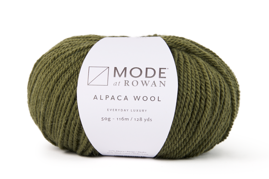 Mode at Rowan Alpaca Wool Yarn - Color Olive