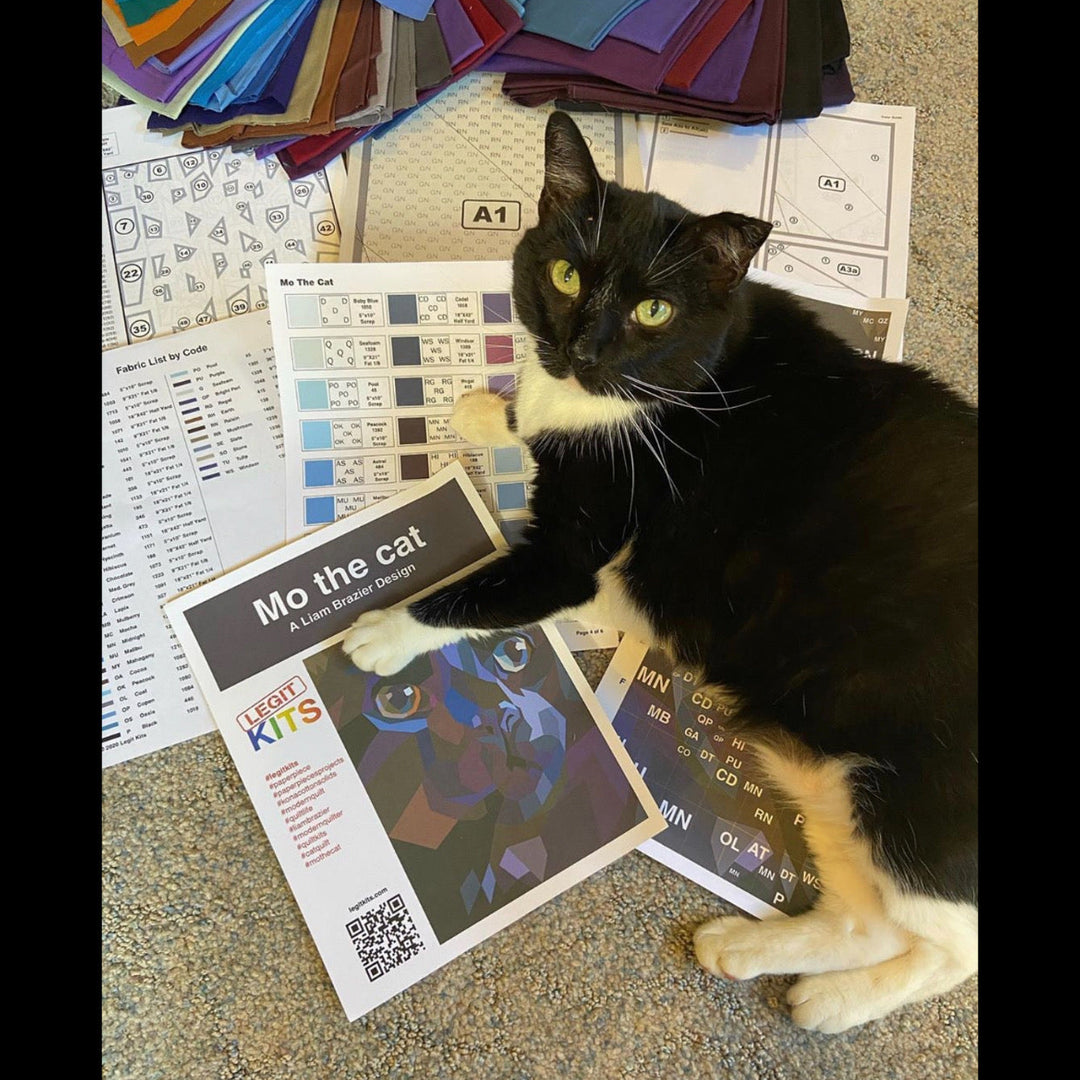 Mo the Cat Quilt Kit