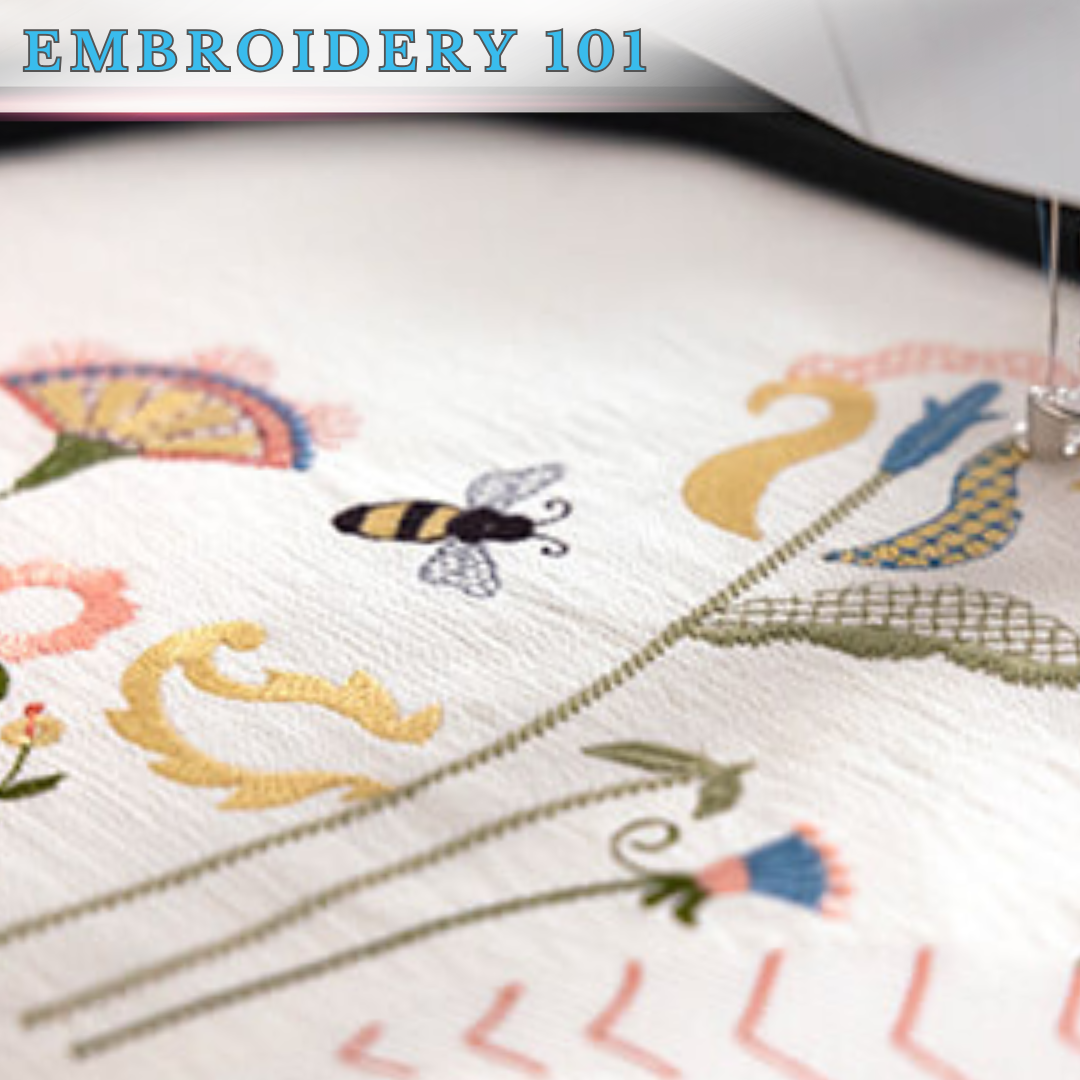 Embroidery Workshop 101-October 10-Collierville