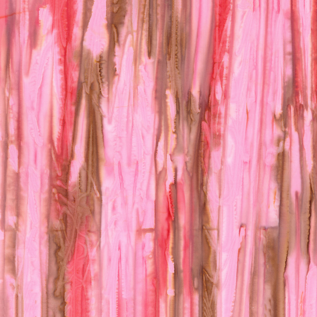 Abstract pattern with pink and brown vertical strokes