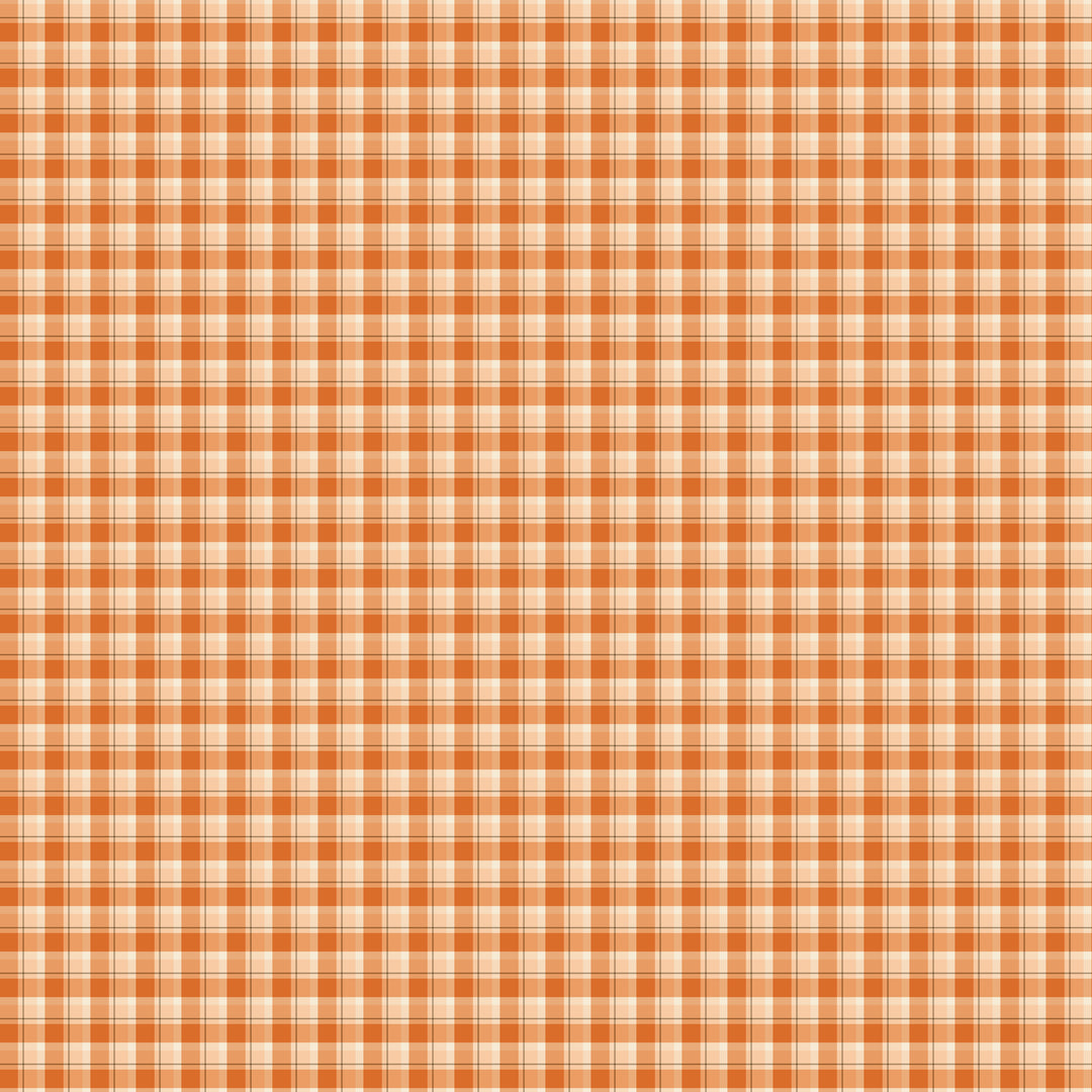 Orange and white checkered pattern