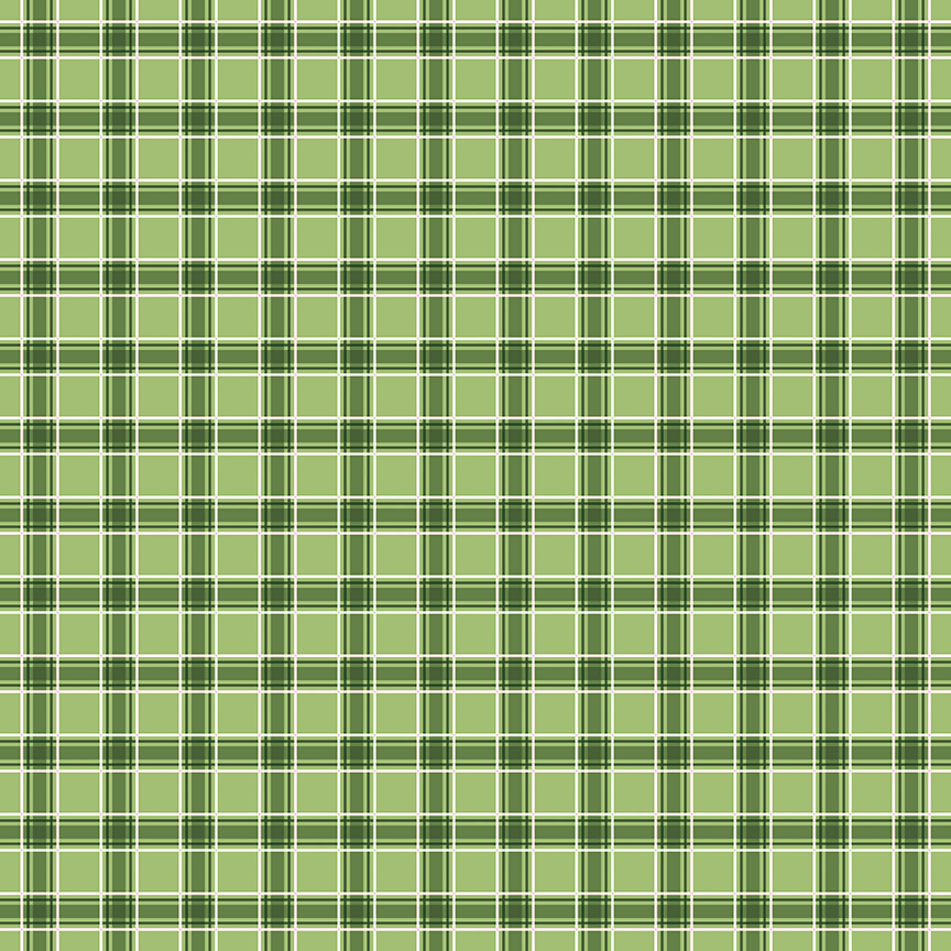 Green plaid pattern