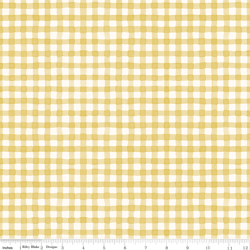 Yellow gingham