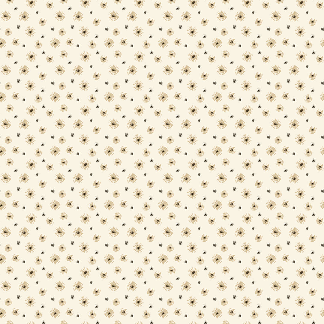 Small floral pattern on a beige background
