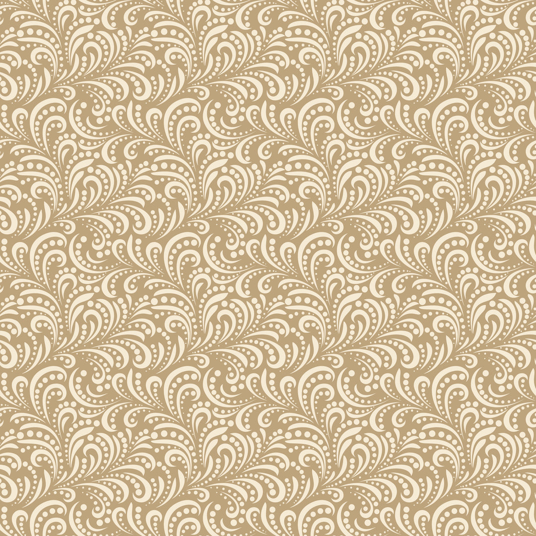 Patterned background with beige and white swirls