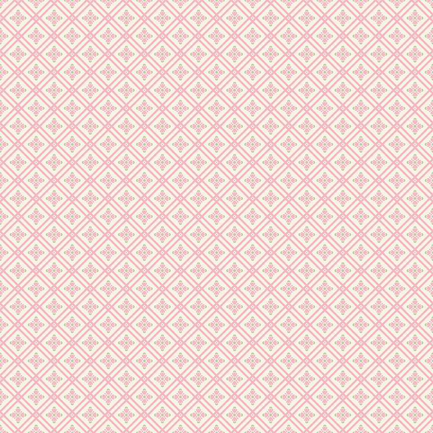 Patterned background with pink and beige colors