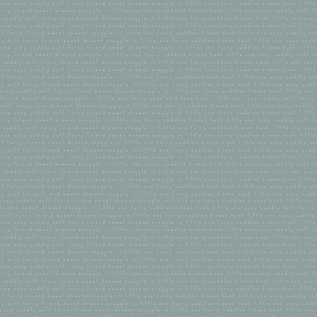 Text pattern on a teal background