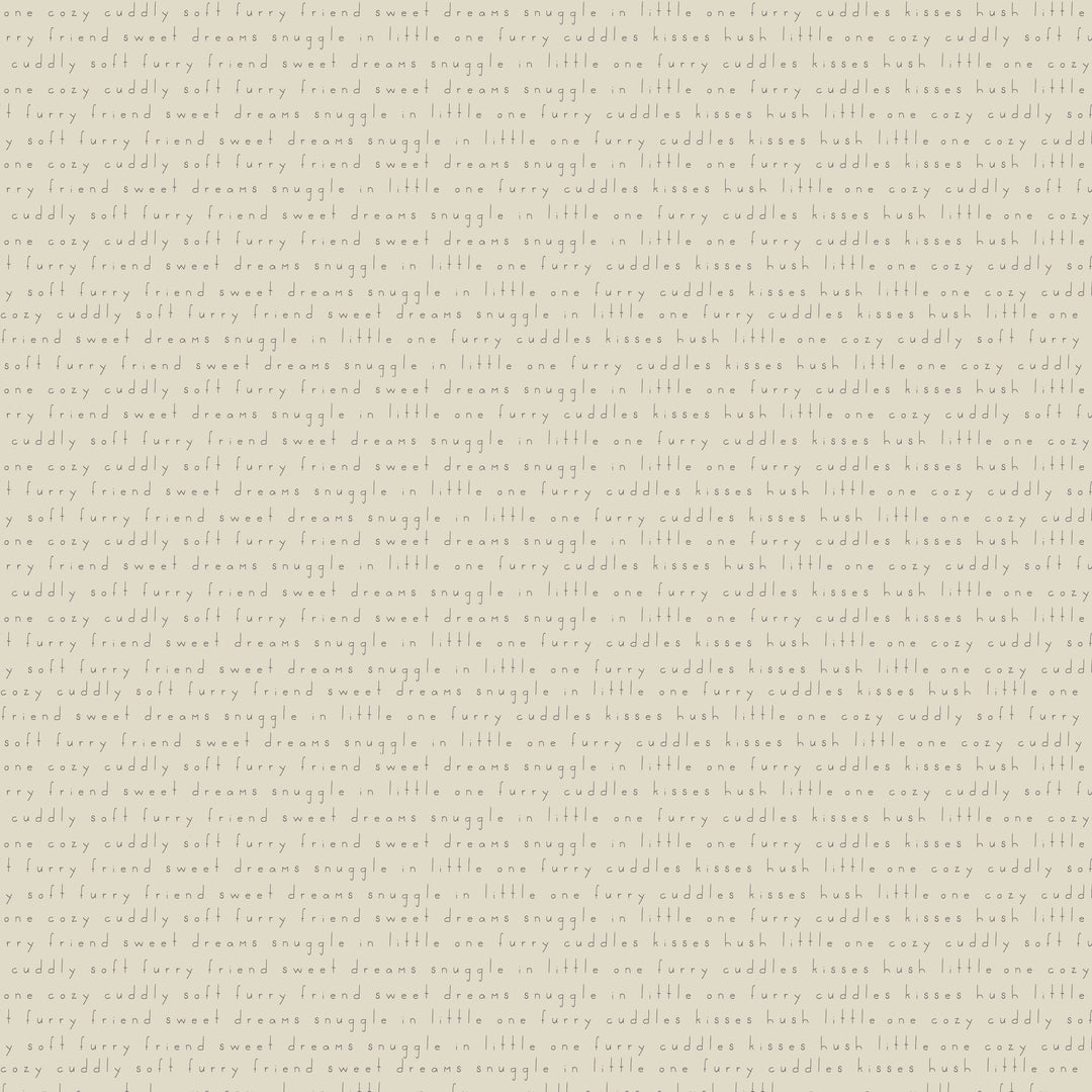 beige fabric pattern with text