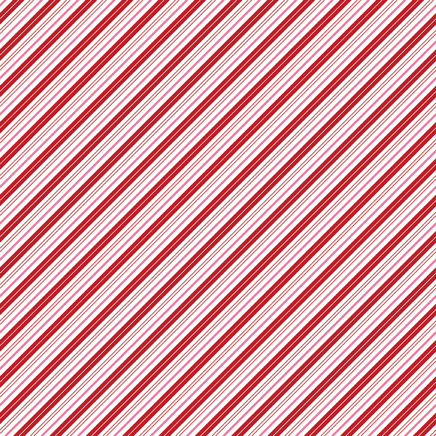 Red and white diagonal striped pattern
