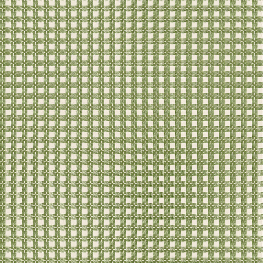 Green and white checkered pattern