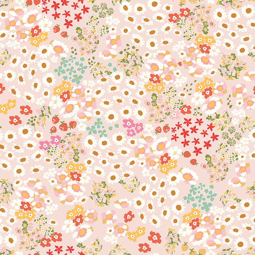 Cotton Nook - Flowerbed - Blush - C17971-BLUSH