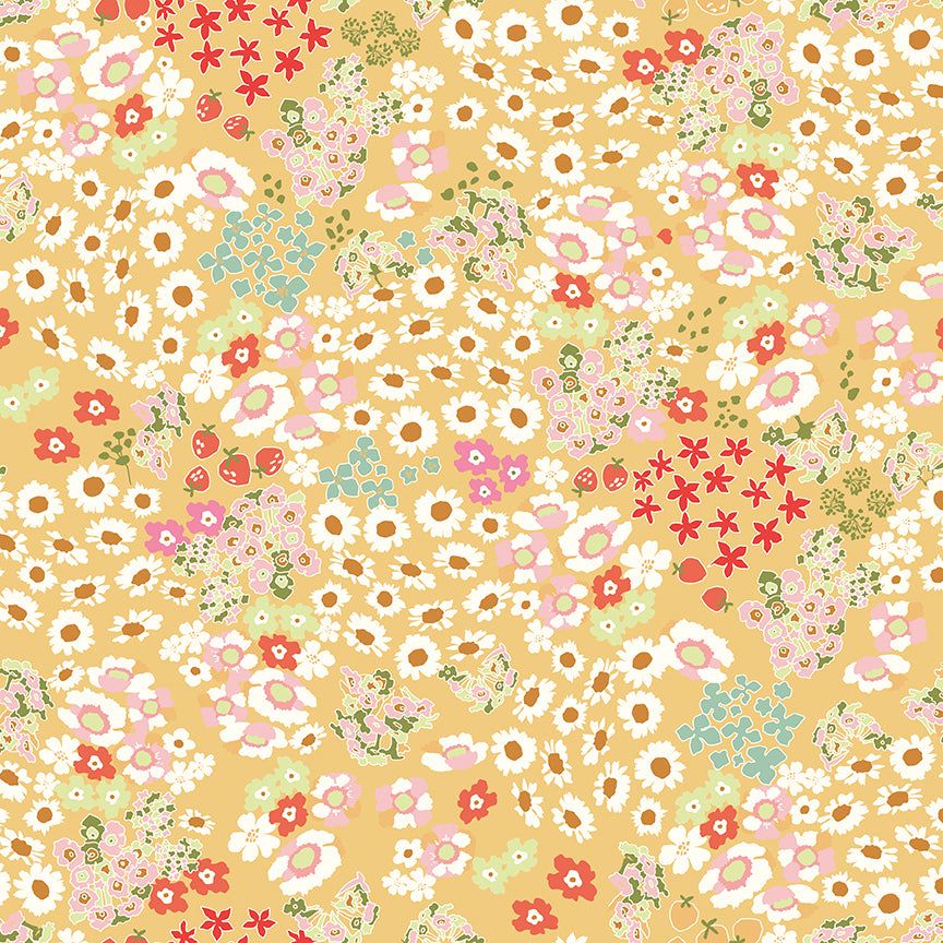 Cotton Nook - Flowerbed - Yellow - C17971-YELLOW