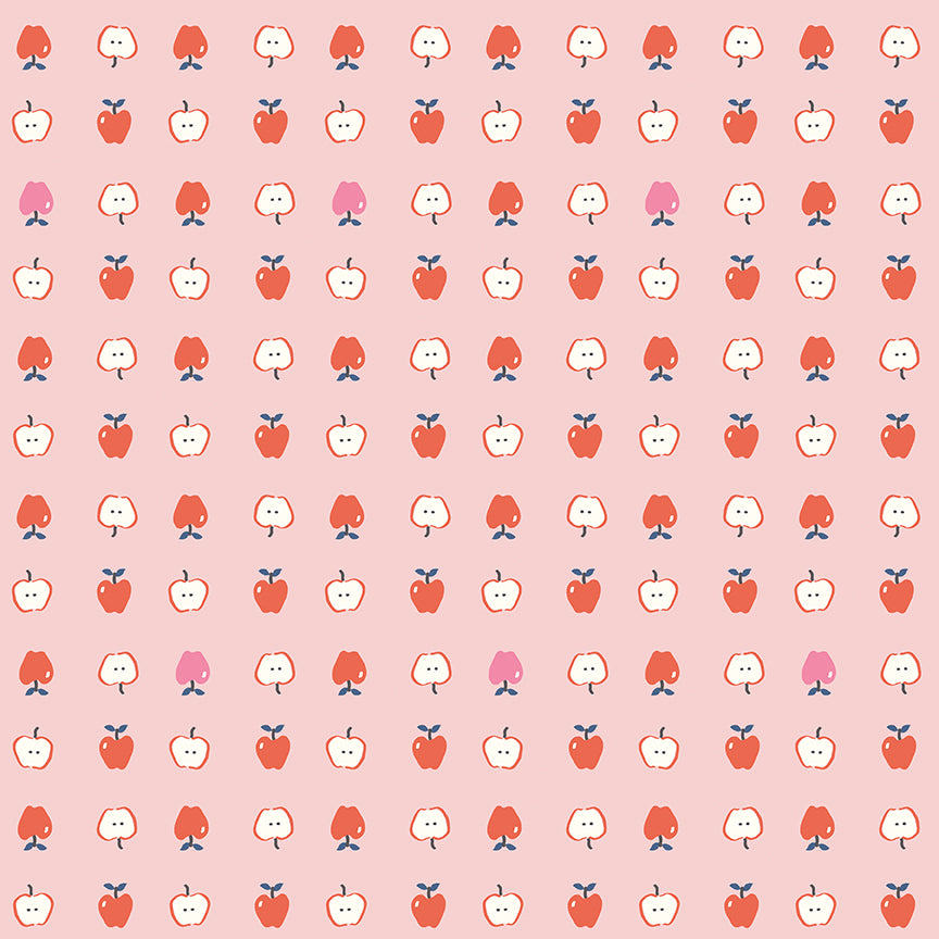 Cotton Nook - Apples - Pink - C17972-PINK