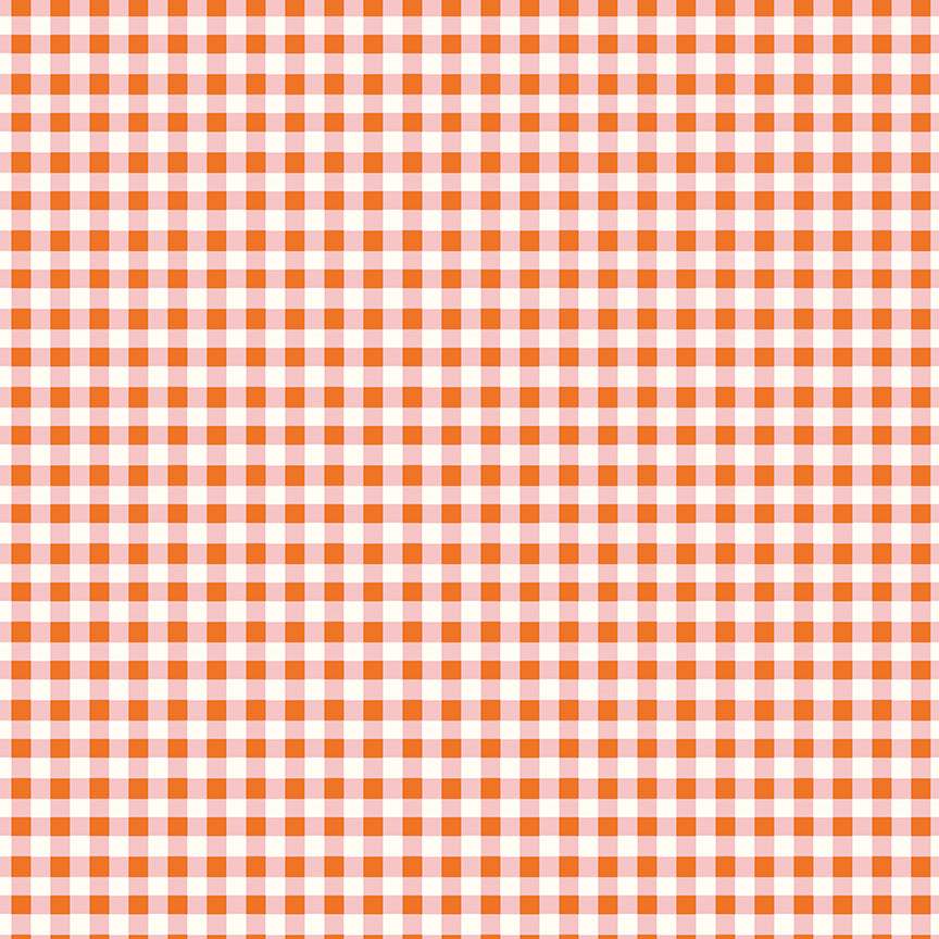 Cotton Nook - Plaid - Orange - C17976-ORANGE