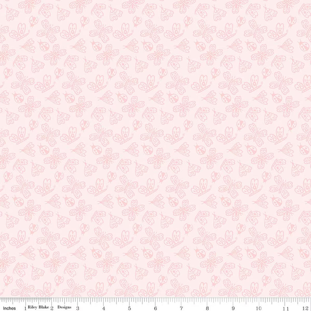 Little Posies Butterflies Pink - C18323