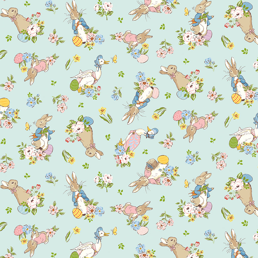 Pre-Order - Peter Rabbit Spring Main Bleached Denim - C18750-DENIM